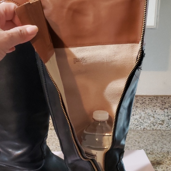 Tall two tone boots - Picture 6 of 8